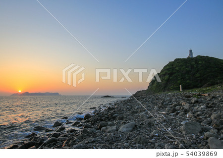 徳島県阿南市 朝の蒲生田岬 徳島県阿南市 朝の蒲生田岬 54039869