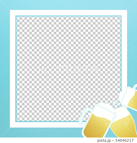 背景 - 啤酒 - 乾杯 - 藍 - 框架 54040217