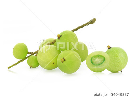 Indian gooseberry isolated on white background 54040887