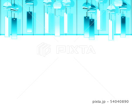 風鈴のイラスト背景 54040890