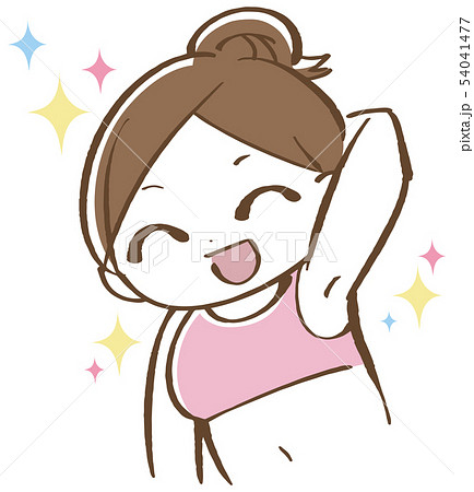 きれいなワキの女性 54041477