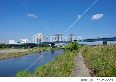 多摩川と新二子橋 54042224