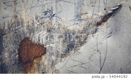 Picture of a scratched and stained wall. Picture of a scratched and stained wall. 54044192