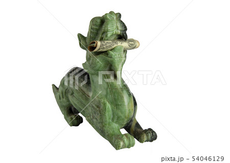 Set Jade Pixiu is Chinese lucky animal of china Set Jade Pixiu is Chinese lucky animal of china 54046129