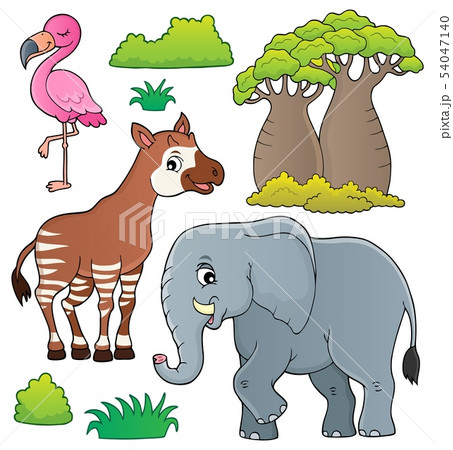 African nature theme set 4 54047140