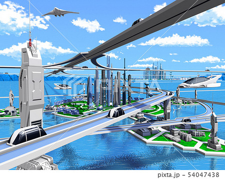 新海洋未来都市1のイラスト素材