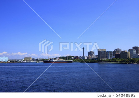大桟橋から見るマリンタワー　風景 54048995