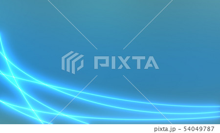 CGレーザー 青色の背景に青色のレーザー CGレーザー 青色の背景に青色のレーザー 54049787