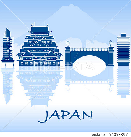 Japanese architecture Mount Fuji. Japanese architecture Mount Fuji. 54053397
