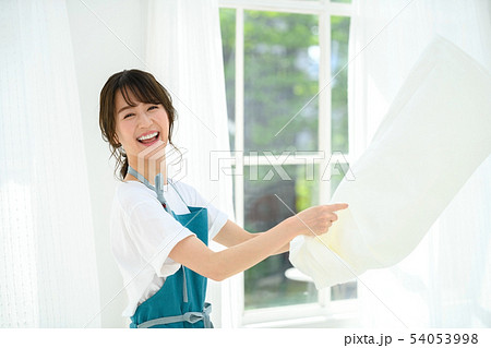 主婦 家事 洗濯 エプロン 主婦 家事 洗濯 エプロン 54053998