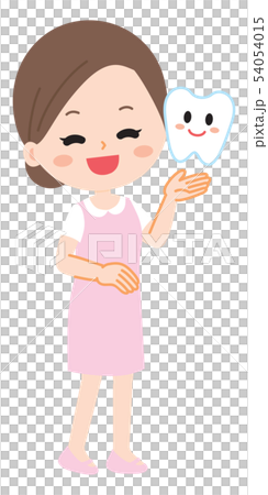 歯科衛生士　歯科助手　イラスト 54054015