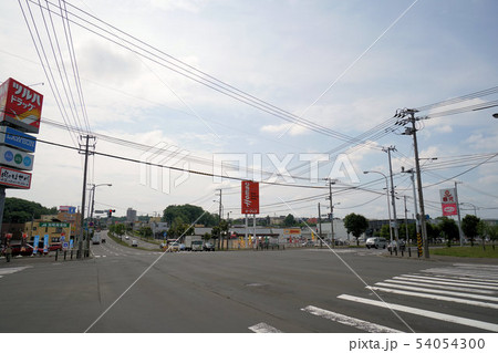 札幌市　羊ケ丘通り（清田区真栄　厚別滝野公園通交差点付近） 54054300