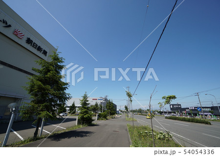 北広島市 羊ケ丘通り(大曲工業団地付近) 北広島市 羊ケ丘通り(大曲工業団地付近) 54054336