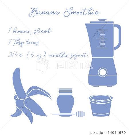 Banana smoothie Healthy eating habits. Banana smoothie Healthy eating habits. 54054670
