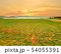 field with sunrise in Thailand 54055391