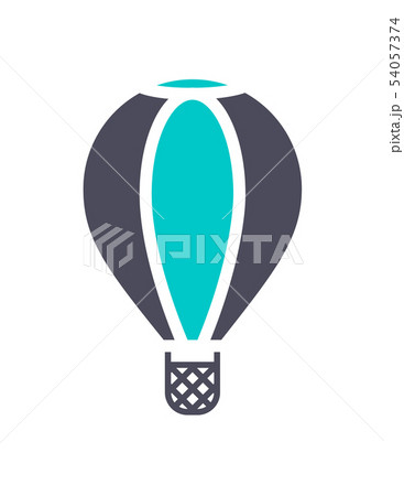 New gray turquoise icon on a white background 54057374