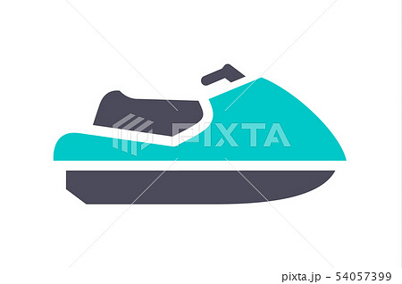 New gray turquoise icon on a white background 54057399