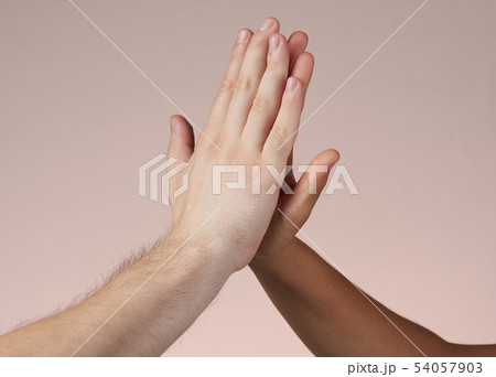 Hi-five hands 54057903