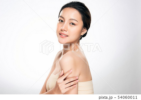 Beautiful Young Asian Woman with Clean Fresh Skin, Beautiful Young Asian Woman with Clean Fresh Skin, 54060011
