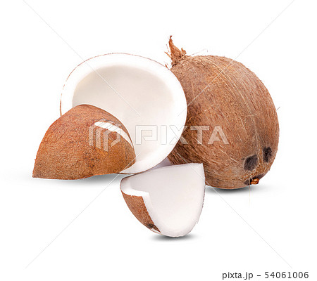 coconuts isolated on the white background coconuts isolated on the white background 54061006