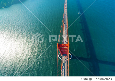 Aerial view of the Golden Gate Bridge in San Francisco 54062023
