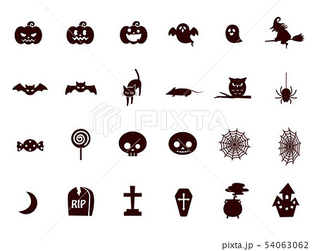 ハロウィン シルエット1 54063062