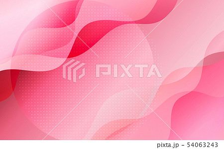 Elegant Colorful Complex Wave and circle polka dot 54063243