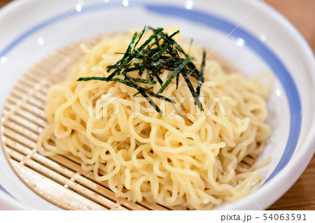 Cold noodles at restaurant. Japan food concept Cold noodles at restaurant. Japan food concept 54063591