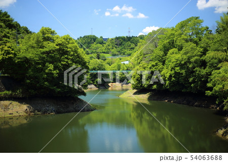 大門ダム公園 【 奈良県三郷町 ・ 信貴山 】 の絶景 大門ダム公園 【 奈良県三郷町 ・ 信貴山 】 の絶景 54063688