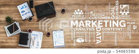 Marketing of Digital Technology Business Concept. Marketing of Digital Technology Business Concept. 54065598