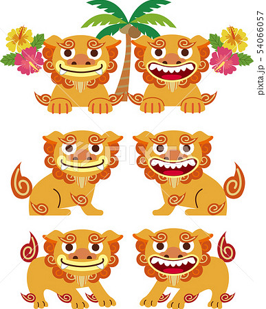 Shisa Okinawa Stock Illustration