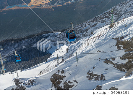 景色 風景 雪の山 54068192