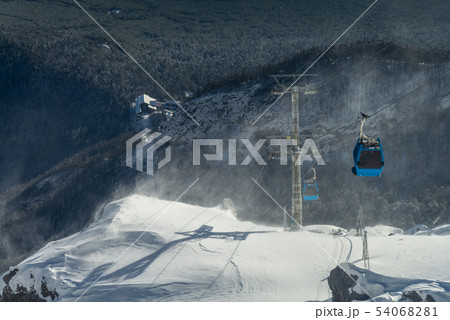 景色 風景 雪の山 54068281