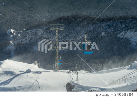 景色 風景 雪の山 54068284