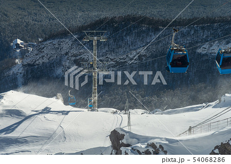 景色 風景 雪の山 54068286