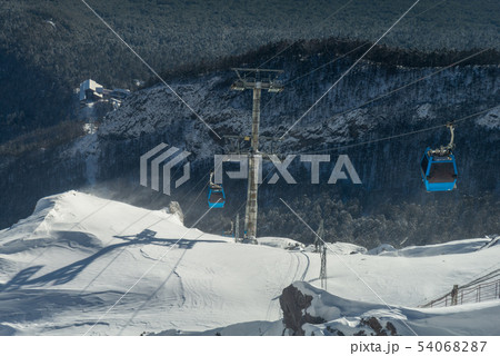 景色 風景 雪の山 54068287