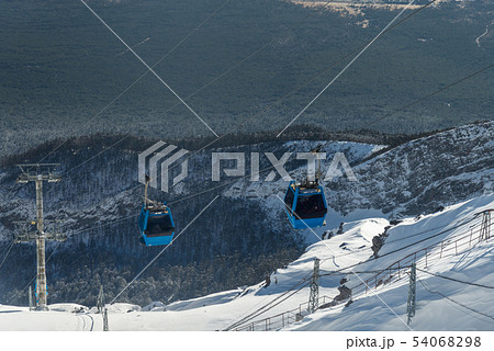 景色 風景 雪の山 54068298