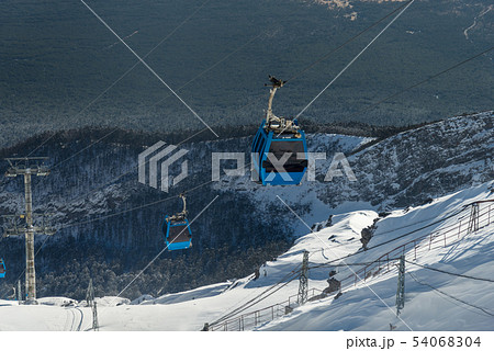 景色 風景 雪の山 54068304