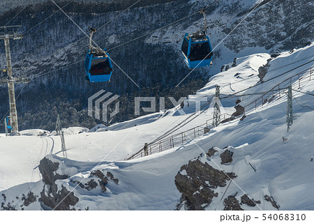 景色 風景 雪の山 54068310