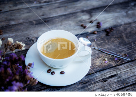 Coffee cup on wooden. Coffee cup on wooden. 54069406