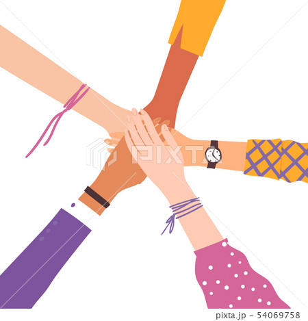 Vector image of hands shaking as friendship symbol. Vector image of hands shaking as friendship symbol. 54069758