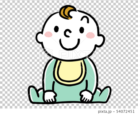 赤ん坊 赤ちゃん 乳幼児のイラスト素材