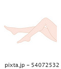 女性　脚 54072532