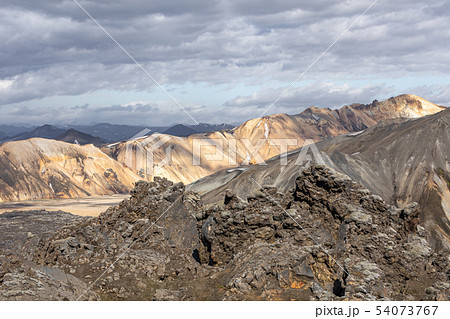 Landmannalaugar National Park - Iceland. Rainbow 54073767