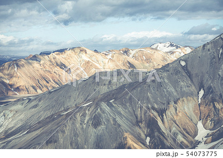 Landmannalaugar National Park - Iceland. Rainbow 54073775