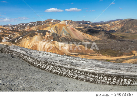 Landmannalaugar National Park - Iceland. Rainbow 54073867