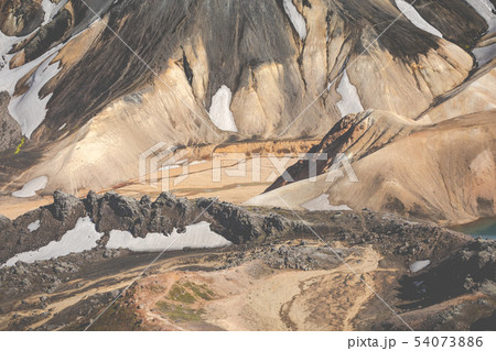 Landmannalaugar National Park - Iceland. Rainbow 54073886