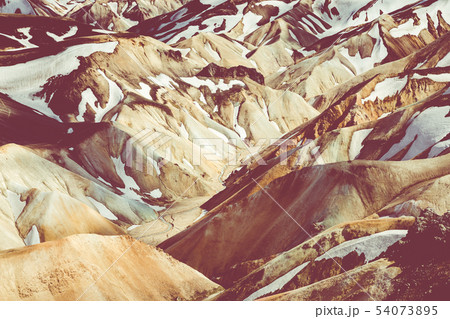 Landmannalaugar National Park - Iceland. Rainbow 54073895