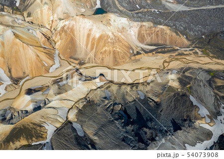 Landmannalaugar National Park - Iceland. Rainbow 54073908