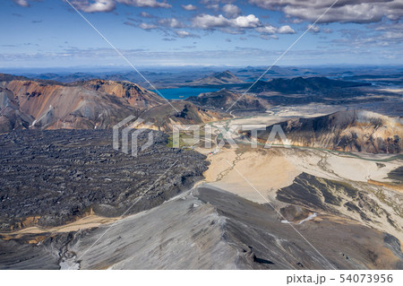 Landmannalaugar National Park - Iceland. Rainbow 54073956